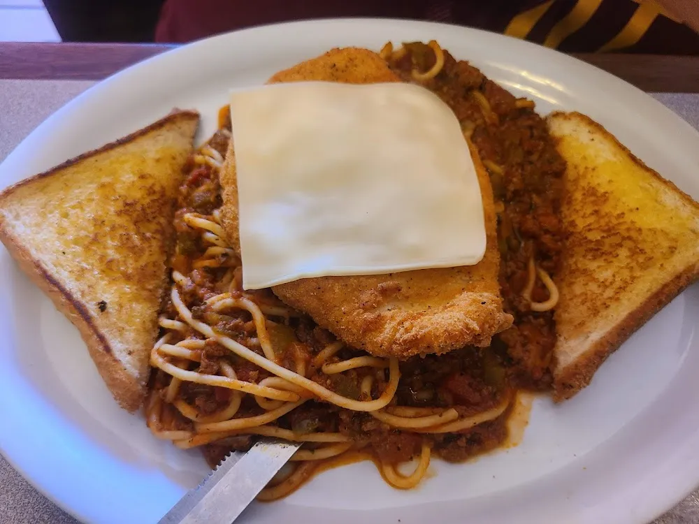 Chicken Parmensan with Spaghetti